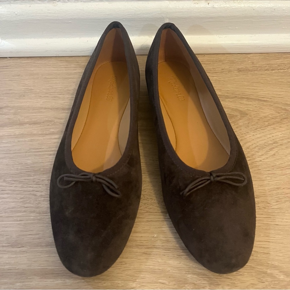 [NWOT] Madewell The April Ballet Flat in Dark Carob Size 7 - Picture 4 of 10